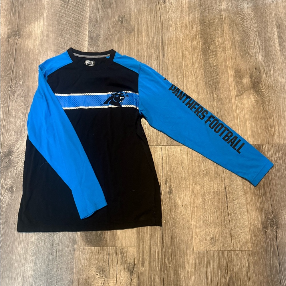 Fanatics Black and Blue Panthers Long Sleeve Tee